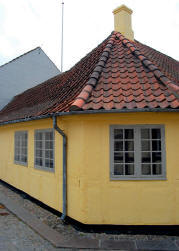 H.C. Andersens fødehjem i Hans Jensens Stræde i Odense H.C. Andersens fødehjem i Hans Jensens Stræde i Odense