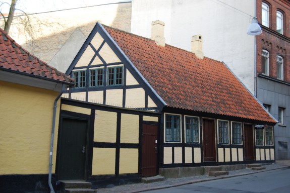 h.C. Andersens Barndomshjem Munkemøllestræde Odense: Foto Lars Bjørnsten Odense 2012