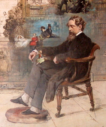 Udsnit af større billede af Charles Dickens. Foto Lars Bjørnsten 2003 Udsnit af større billede af Charles Dickens. Foto Lars Bjørnsten 2003