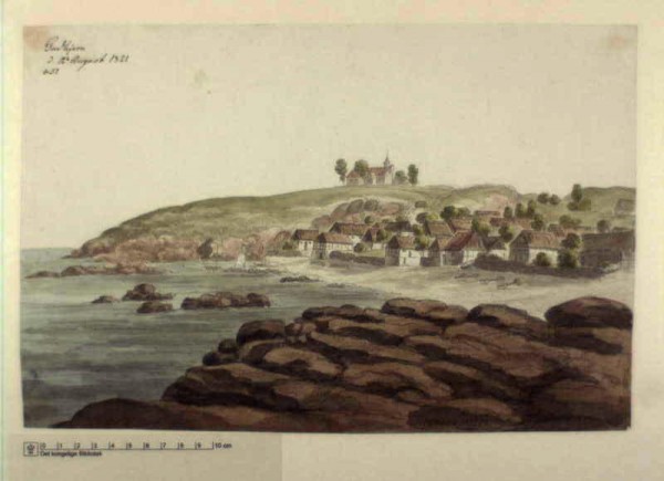 Titel:Gudhjem. d. 12. August 1821. No. 57 Udgivet: 1821 Udgivelsesår: 1821 Omfang: 236 x 356 mm : akvarel Forfatter:Rawert, Ole Jørgen, 1786-1851 Emner:Bornholm, Gudhjem – Danmark Opstilling: Billedsamlingen. Rawerts maleriske Reise V, 34. Kilde De kongelige Bibliotek. 170412 Titel:Gudhjem. d. 12. August 1821. No. 57 Udgivet: 1821 Udgivelsesår: 1821 Omfang: 236 x 356 mm : akvarel Forfatter:Rawert, Ole Jørgen, 1786-1851 Emner:Bornholm, Gudhjem – Danmark Opstilling: Billedsamlingen. Rawerts maleriske Reise V, 34