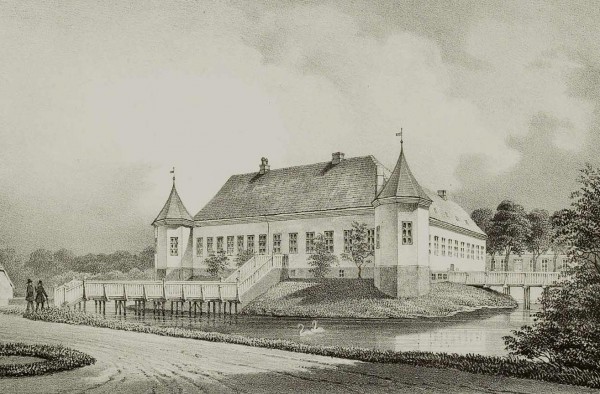 Frijsenborg-litografi-Ricardt-1851