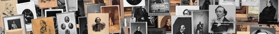 Portrætter m.m. af H.C. Andersen 1843 ⇒ Hans Christian Andersen Picture Pages