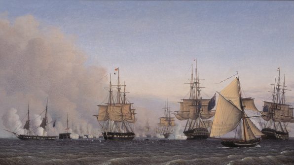 Emil Normann (1798-1881), Slaget paa Rheden den 2. april 1801, About 1830